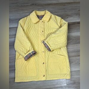BURBERRYS LONDON Vintage Nova Check
Quilted Jacket – Sz M